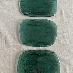 昭和レトロ　カメイガラス　藍シリーズ小皿の画像
