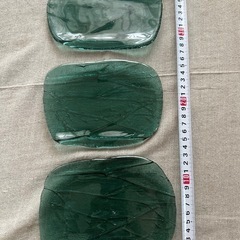 昭和レトロ　カメイガラス　藍シリーズ小皿の画像