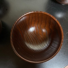 木製汁椀5客の画像