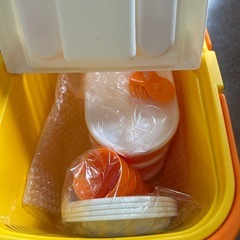 ピクニックバスケット 色々入って便利！の画像