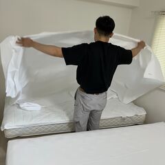 民泊施設の客室清掃業務