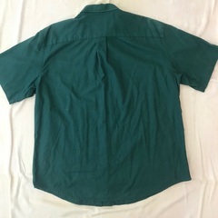 DOCKERS 半袖シャツ XL ダークグリーンの画像