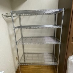 【お譲り先決定しました】スチールラック4段　　