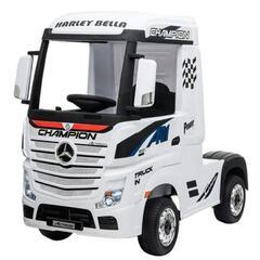 電動乗用ラジコン メルセデス ベンツ アクトロス トラック Benz Actros はたらく車 乗用玩具 電動乗用玩具 子供 乗れる おもちゃ 玩具 キッズカー 幼児 誕生日 プレゼントの画像