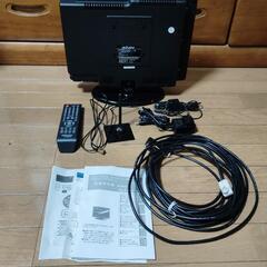 値下げしました！AIVA 13.3インチ液晶テレビ DVDプレーヤー搭載の画像