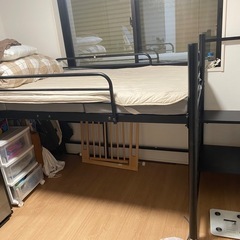 【階段付きロフトベッド】ニトリ製／解体対応可の画像