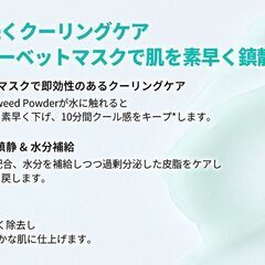 スピルリナスージングシャーベットマスクの画像