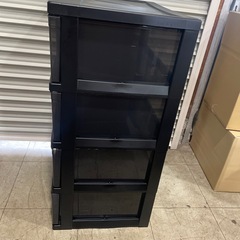 ✅【お取り置き中】美品 衣装ケース 4段　収納ケース 棚の画像