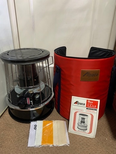 今週まで　直ぐに引取に来られるなら多少値引可　アルパカストーブ　TS-77A カバー付