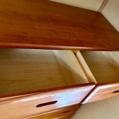天然木チェスト 七段箪笥 キャビネット 美品 　の画像