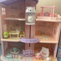 すみっコぐらし くっつきすみっコ まわそうしろくまエレベーター 3階だてのすみっコハウスの画像