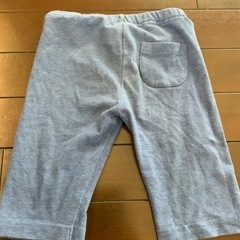 ユニクロ　ブルー ハーフパンツ 110サイズの画像