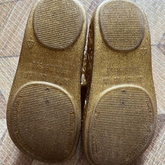 mini melissa ゴールドサンダル　14センチの画像