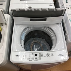《尼崎市/リサイクルショップドリーム次屋店》★ジモティー割引有★アクア/4.5kg洗濯機/AQW-S4MBK/2023年製/中古品☆尼崎市若王寺☆の画像