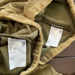 ユニクロ　コーデュロイ風パンツ　サイズ110センチ　2枚セットの画像