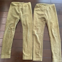 ユニクロ　コーデュロイ風パンツ　サイズ110センチ　2枚セット