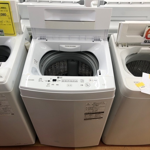 《尼崎市/リサイクルショップドリーム次屋店》★ジモティー割引有★4.5kg洗濯機/東芝/AW-45M7/2020年製
