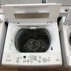 《尼崎市/リサイクルショップドリーム次屋店》★ジモティー割引有★4.5kg洗濯機/東芝/AW-45ME8/2021年製/中古品☆尼崎市若王寺☆の画像