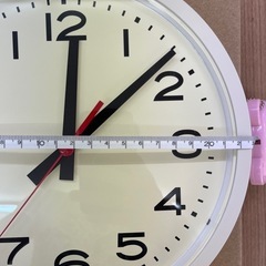壁掛け時計 オフホワイトの画像