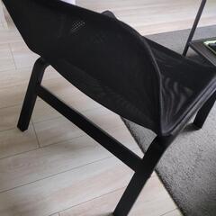 IKEA ローチェア　ブラックの画像