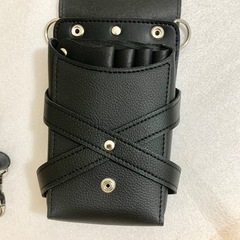 シザーケース ブラック 黒の画像