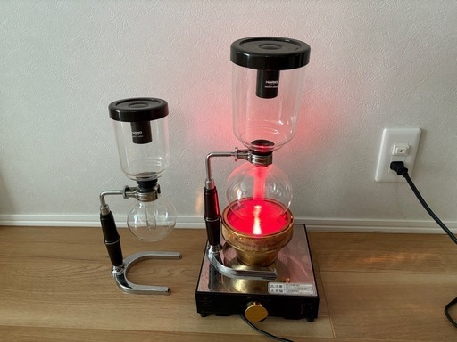金土日　引渡し可　受渡可【お得3点セット】HARIO ビームヒーター＋サイフォン器具（業務用・家庭も可）総額86,700円相当！ カフェ向け！