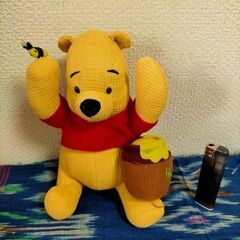 ★くまのプーさん phoo ディズニー ぬいぐるみ 中古品の画像