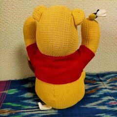★くまのプーさん phoo ディズニー ぬいぐるみ 中古品の画像