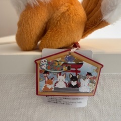 ちょこんとキツネの画像