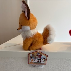 ちょこんとキツネの画像
