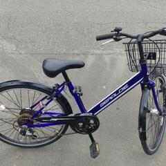 【売約済】24インチ 🚲 中古 ジュニア 自転車 8,980円 🔁6段切替 🔑鍵新品 💡オートライト付 新規防犯登録料コミ 786の画像