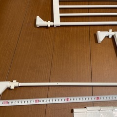 つっぱり棚2個セット+補強具の画像