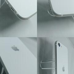 動作確認済！　iPhoneSE　第2世代　A2296　64GB　本体　ホワイト 　SIMフリー　ホームボタン故障　117078の画像