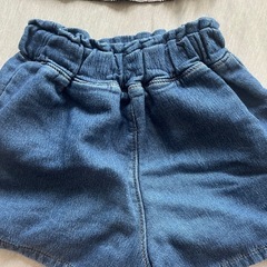SLAP SLIP 90cm チェック柄ビスチェとショートパンツセットの画像