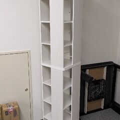 回転する本棚/取りに来ていただける方のみ/即日歓迎