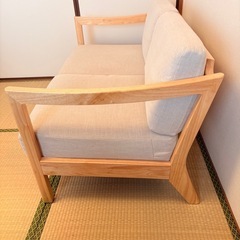 2人掛けソファ　譲ります　京都府京田辺市付近　取りに来ていただける方の画像
