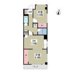 💛🧡フリーレント1ヶ月付き🧡💛敷礼ゼロ✨角部屋🎶狭山市駅徒歩9分...