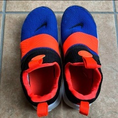 NIKE ナイキ　プレスト　エクストリーム　スニーカー　22㎝　ブルー×オレンジの画像