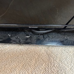 　ジャンク品　SHARP テレビの画像