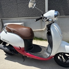 （決まりました）原付　1発始動　af70 ジョルノ　白赤　走行1...