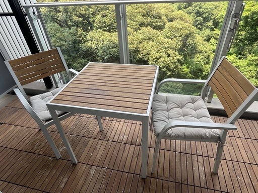 IKEA  ガーデン　テーブル&チェア セット