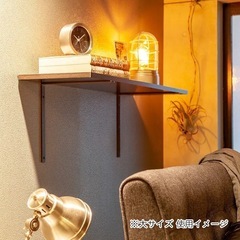 カインズ ブラケットL型 大 ビンテージブラウンの画像