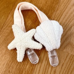ジェラピケ　ベビー　マルチクリップ 貝殻と星型クリップ