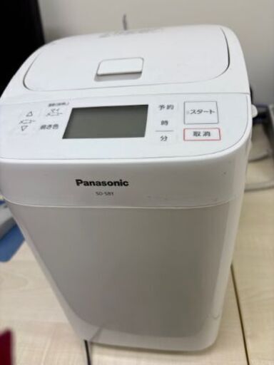 Panasonic♡ホームベーカリー 海外仕様Panasonicホームベーカリー：スペインで日本の食パンが