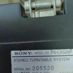 SONYリバティコンポ付属レコードプレーヤーの画像