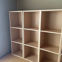 ※取引中※無印良品　パイプボードカラーボックス３個セット