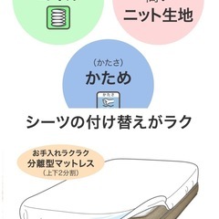 ニトリマットレスクィーンサイズ　5ヶ月使用のみの画像