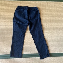 黒 ウエストゴム　
無印良品　無印　クロップドパンツ M の画像