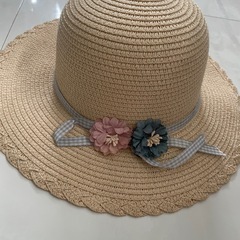 キッズ麦わら帽子の画像
