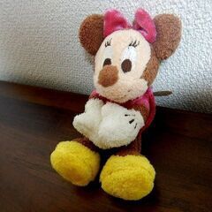  ◆ディズニー disney ミニー ぬいぐるみ 中古品の画像